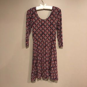 SALE 🎀  Express printed skater dress sz XS